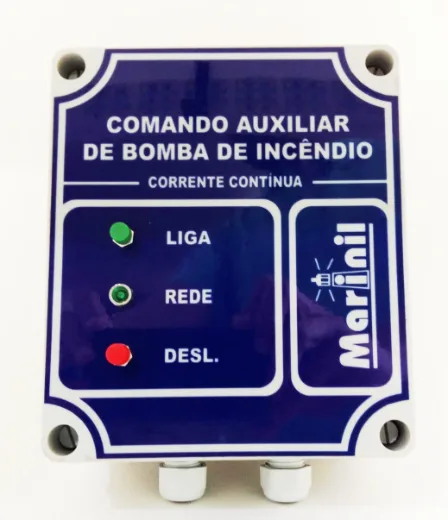Comando auxiliar de bomba de incêndio