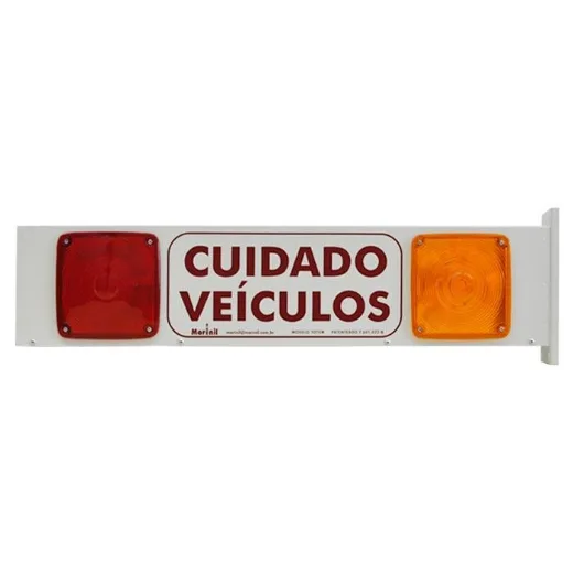 Sinaleiro sonoro para saída de veículos modelo Totem